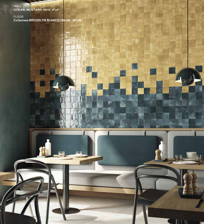 ELIOS CLAY 4x4 Porcelain Tile OCEAN