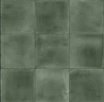 ELIOS CLAY 4x4 Porcelain Tile EMERALD