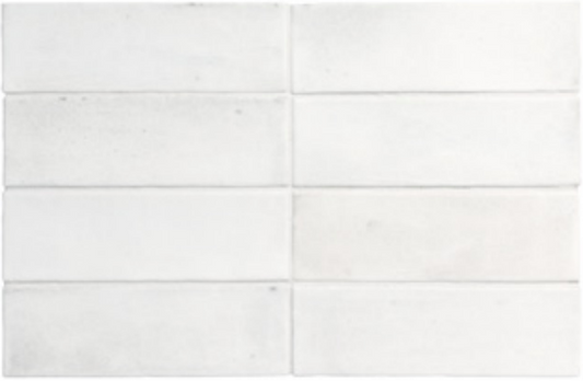 EQUIPE COCO 2x6 Porcelain Subway Tile MATTE WHITE