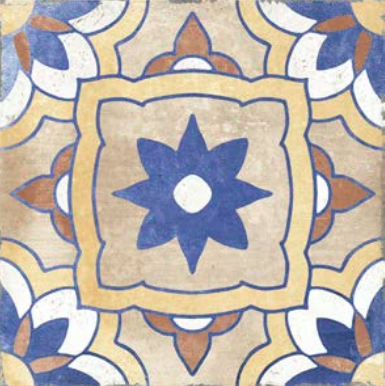 BATIK CARIBBEAN 8x8 Porcelain Tile ARUBA