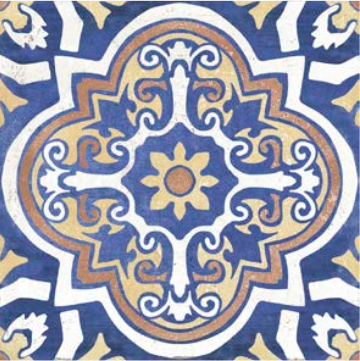 BATIK CARIBBEAN 8x8 Porcelain Tile BERMUDA