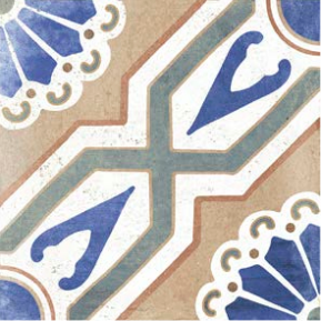 BATIK CARIBBEAN 8x8 Porcelain Tile CURACAO