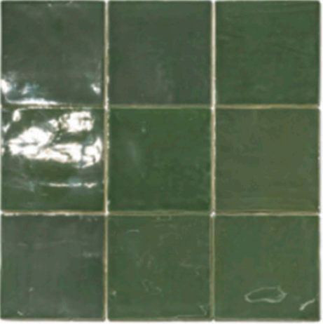 COLLI FES 5x5 Ceramic Tile VERDE