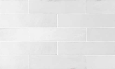 EQUIPE TRIBECA 2.5x10 Porcelain Subway Tile GYPSUM WHITE