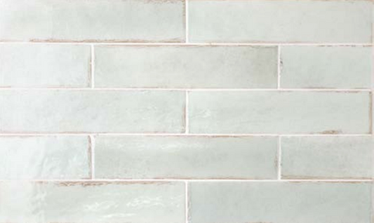 EQUIPE TRIBECA 2.5x10 Porcelain Subway Tile SEAGLASS MINT