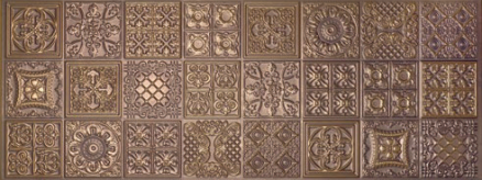 APAVISA PALADIO 18x47 Decorative Ceramic Tile GOLD