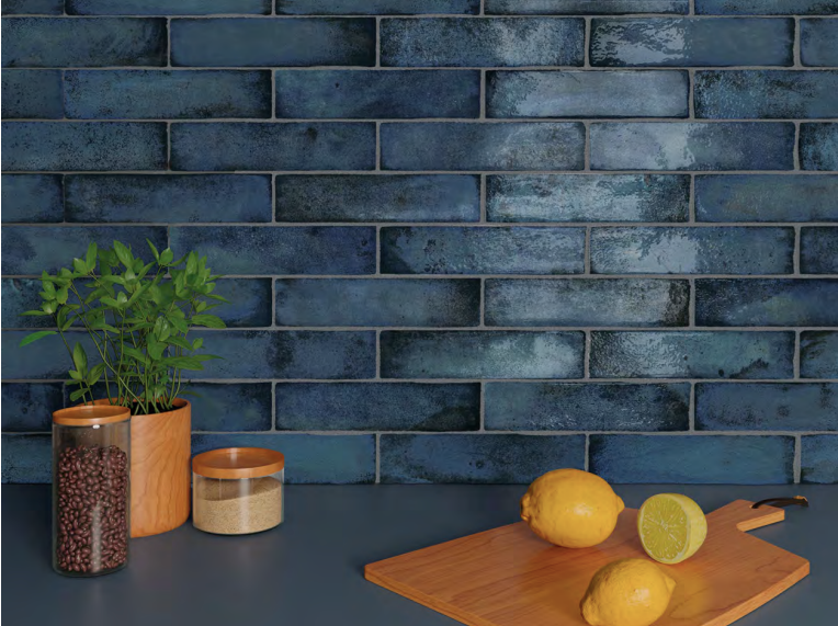 HARMONY LEGACY 2.5x10 Porcelain Subway Tile BLUE