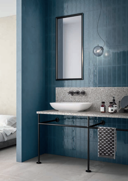 IMOLA SLASH 3x12 Ceramic Subway Tile ROBBINS-EGG BLUE