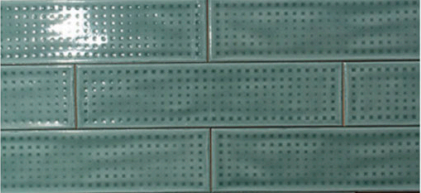 IMOLA SLASH 3x12 Ceramic Subway Tile SAGE DIMPLE