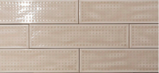 IMOLA SLASH 3x12 Ceramic Subway Tile GREIGE DIMPLE