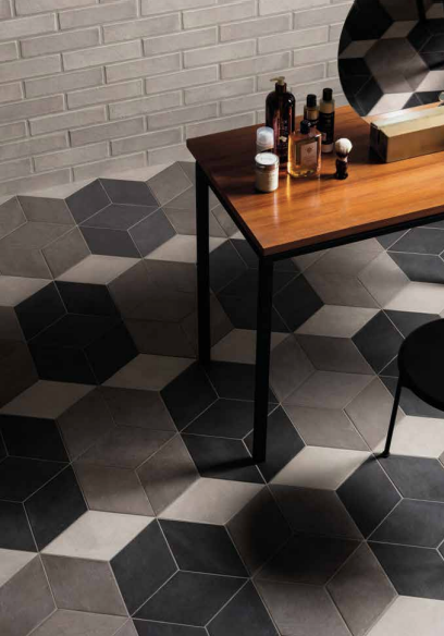 MARKA CORONA CHALK 7.375x12.75 Porcelain Tile DARK