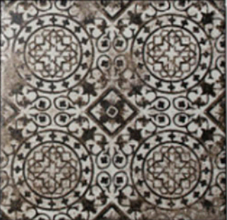 MARINER MAIOLICHE 8x8 Decorative Porcelain Tile NERA 9