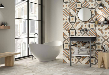 MARINER 8x8 Decorative Porcelain Tile BEIGE