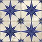 PERONDA STAR 18x18 Decorative Porcelain Tile BLUE