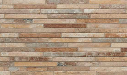 RONDINE NOLITA 2x18 Brick Look Porcelain Tile MULTICOLOR