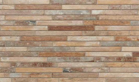 RONDINE NOLITA 2x18 Brick Look Porcelain Tile MULTICOLOR