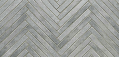 RONDINE NOLITA 2x18 Brick Look Porcelain Tile SILVER