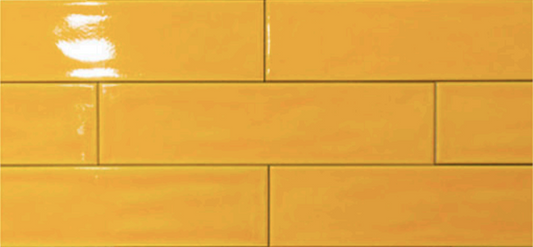 IMOLA SLASH 3x12 Ceramic Subway Tile YELLOW