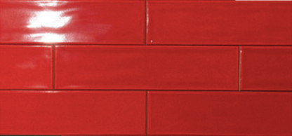 IMOLA SLASH 3x12 Ceramic Subway Tile RED