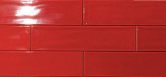 IMOLA SLASH 3x12 Ceramic Subway Tile RED