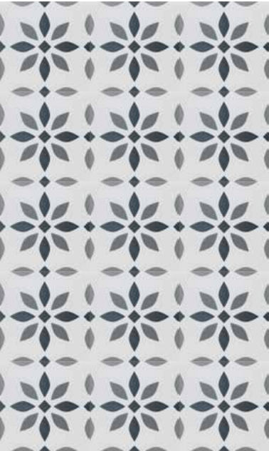 GEOTILE ART 8.7x8.7 Decorative Porcelain Tile DENIA GRIS