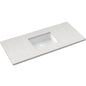49" Silestone® Quartz Vanity Top Single Rectangle Centered Sink