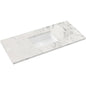49" Silestone® Quartz Vanity Top Single Rectangle Centered Sink