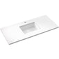 49" Silestone® Quartz Vanity Top Single Rectangle Centered Sink