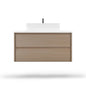 Gilded Two-Drawer Single Bath Floating Vanity