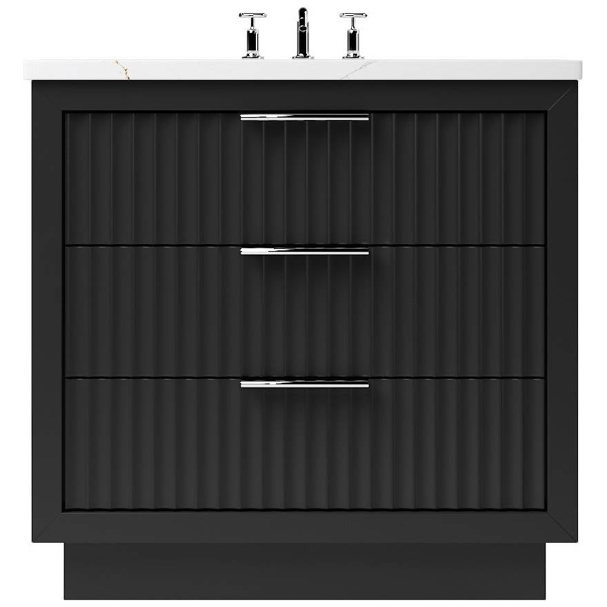 LeCrieú Three-Drawer Single Bath Vanity