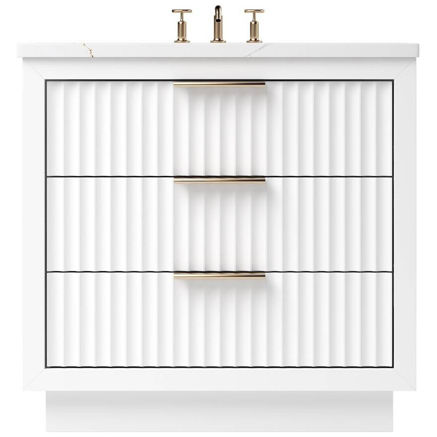 LeCrieú Three-Drawer Single Bath Vanity