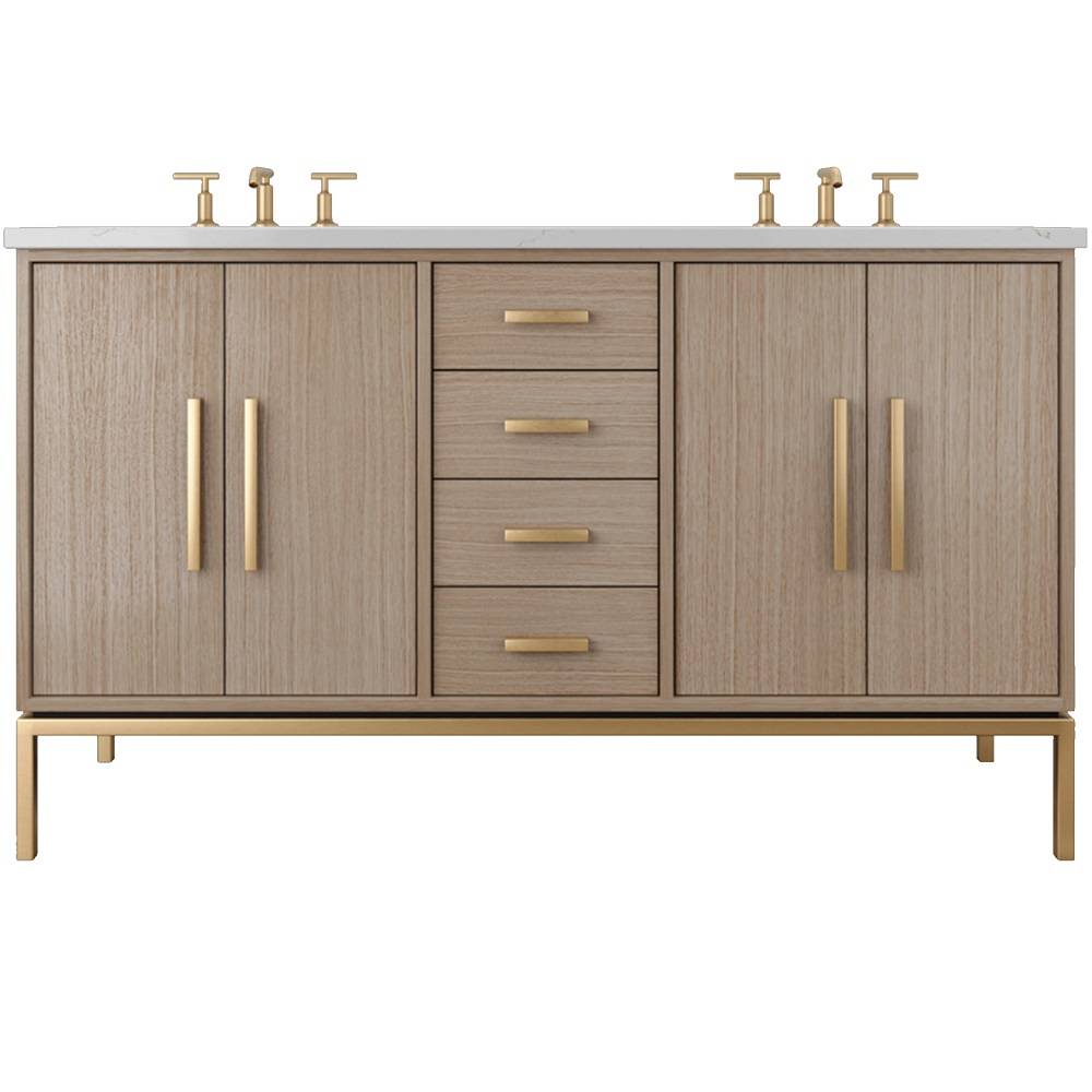 Rift White Oak Double Bath Vanity