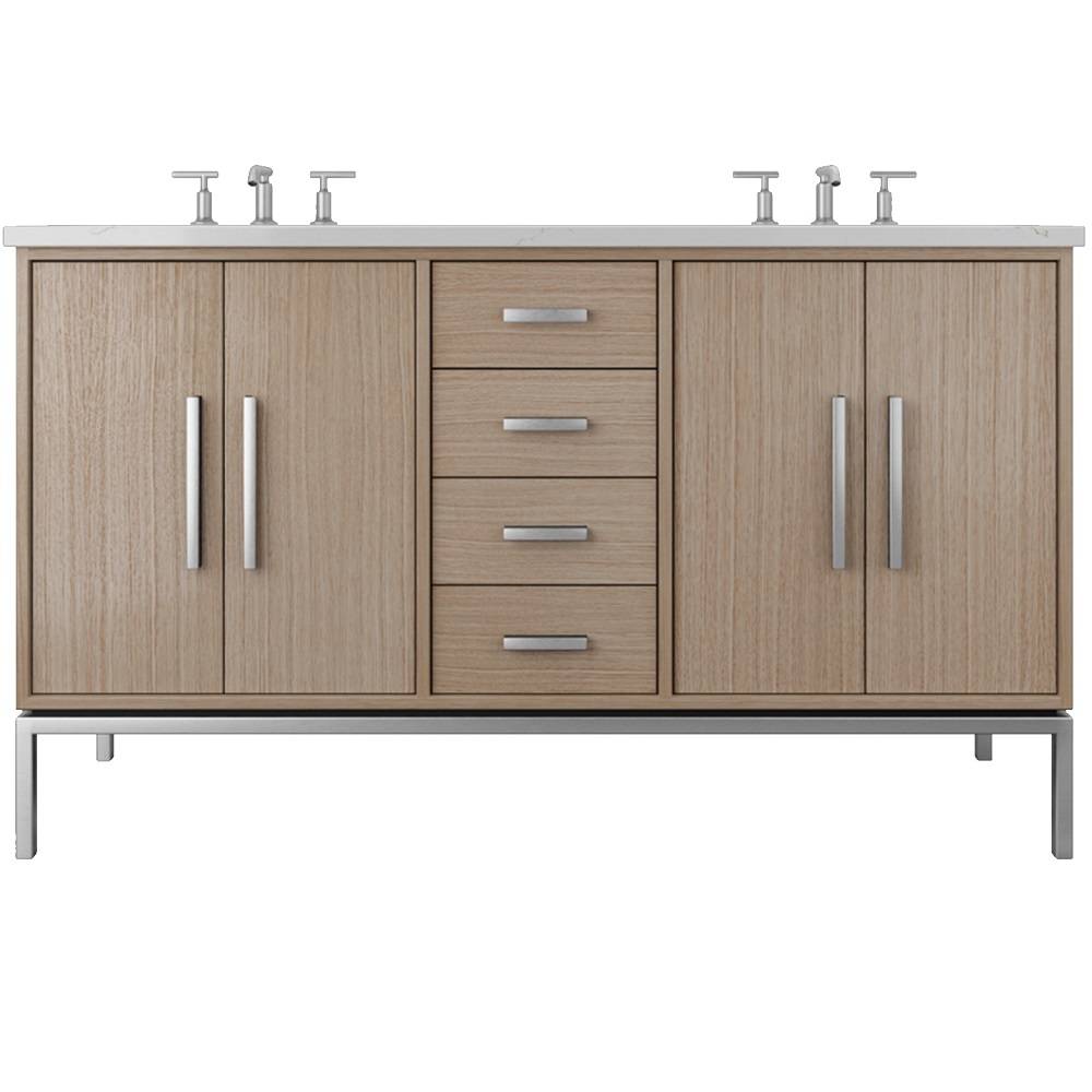 Rift White Oak Double Bath Vanity