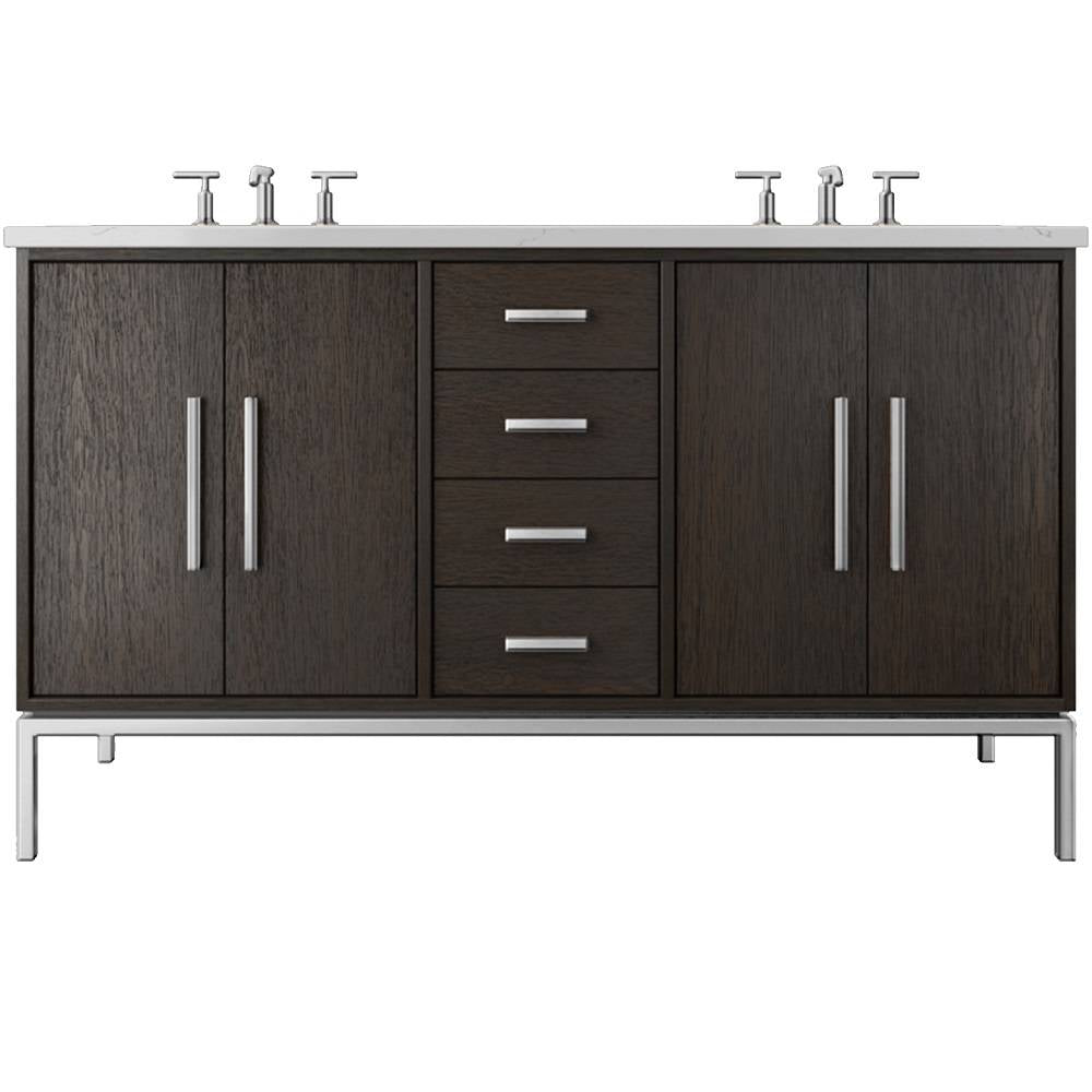 Rift White Oak Double Bath Vanity