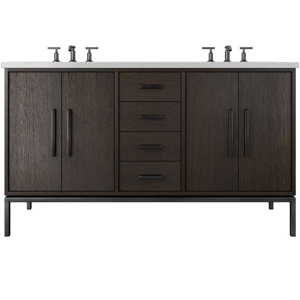 Rift White Oak Double Bath Vanity