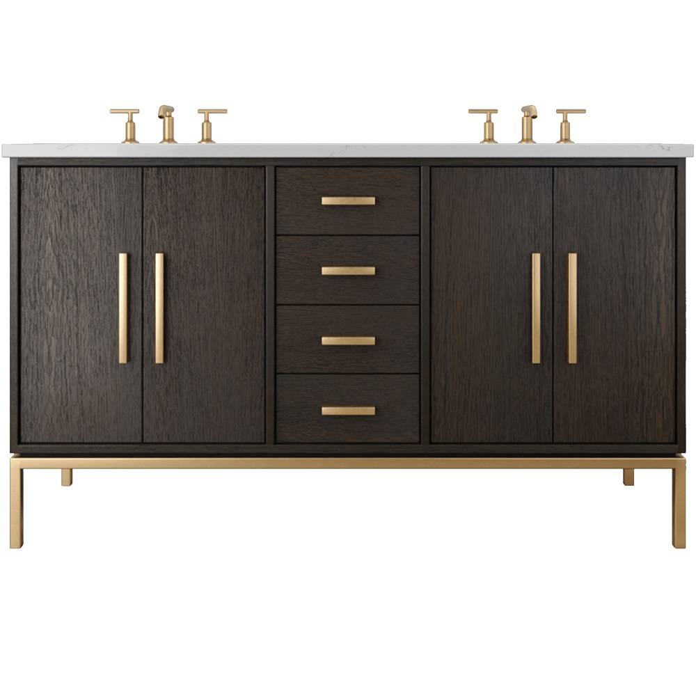 Rift White Oak Double Bath Vanity