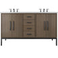 Rift White Oak Double Bath Vanity