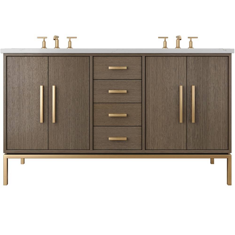 Rift White Oak Double Bath Vanity