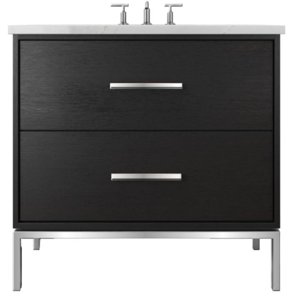 Rift White Oak Two-Drawer Single Bath Vanity