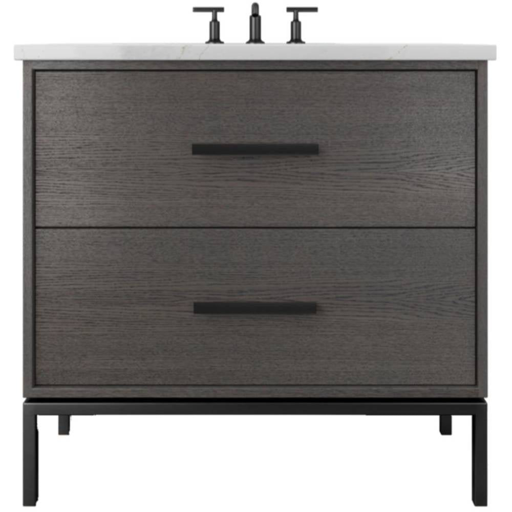 Rift White Oak Two-Drawer Single Bath Vanity