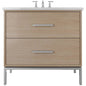 Rift White Oak Two-Drawer Single Bath Vanity