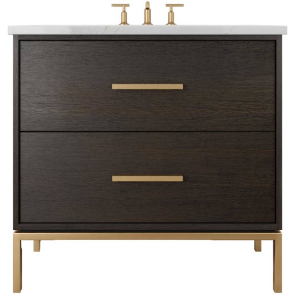 Rift White Oak Two-Drawer Single Bath Vanity