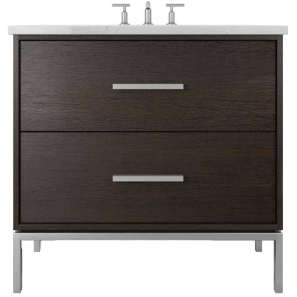 Rift White Oak Two-Drawer Single Bath Vanity