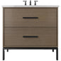 Rift White Oak Two-Drawer Single Bath Vanity