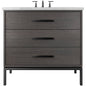 Rift White Oak Three-Drawer Single Bath Vanity