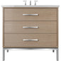 Rift White Oak Three-Drawer Single Bath Vanity