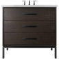 Rift White Oak Three-Drawer Single Bath Vanity