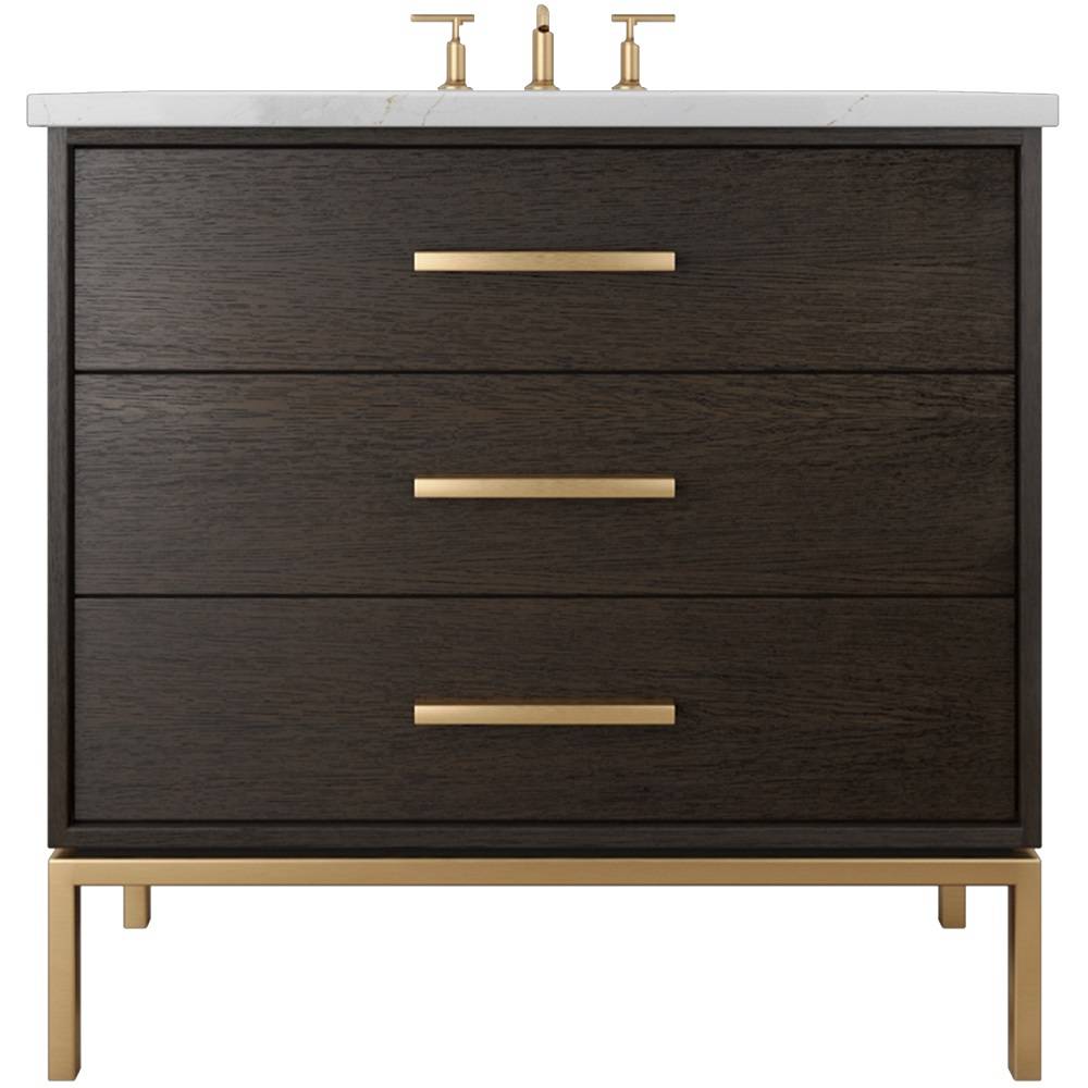 Rift White Oak Three-Drawer Single Bath Vanity