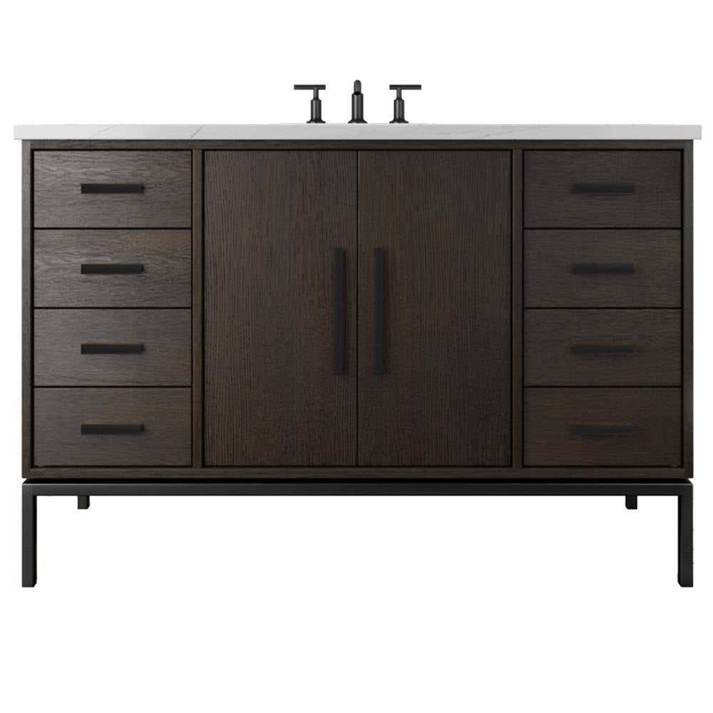 Rift White Oak Single Extra Wide Bath Vanity