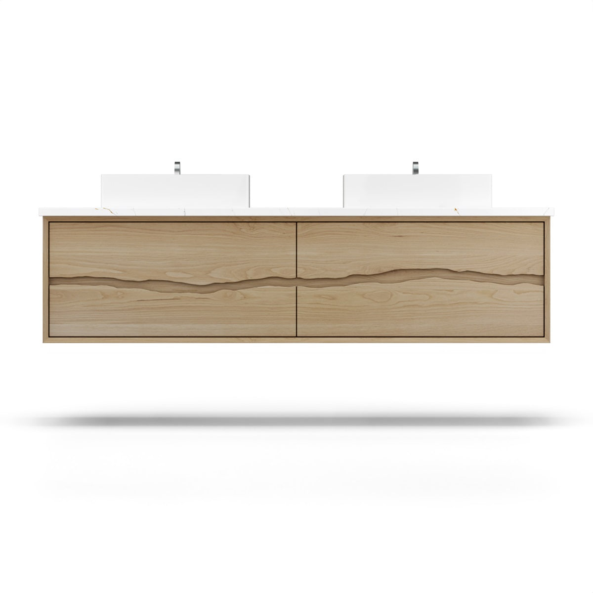 Ventura Four-Drawer Double Bath Floating Vanity